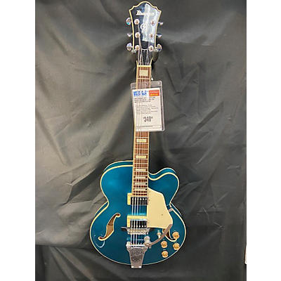 Ibanez Used Ibanez AFS75T Artcore Bigsby Ocean Blue Hollow Body Electric Guitar