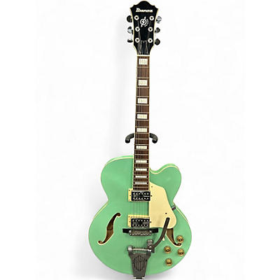 Used Ibanez AFS75T Artcore Bigsby Turquoise Hollow Body Electric Guitar