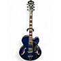 Used Ibanez AFS75T Artcore Blue Hollow Body Electric Guitar Blue
