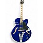 Used Ibanez AFS75T Artcore Blue Hollow Body Electric Guitar Blue