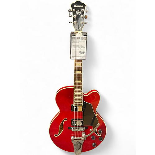 Used Ibanez AFS75T Artcore Candy Apple Red Hollow Body Electric Guitar Candy Apple Red