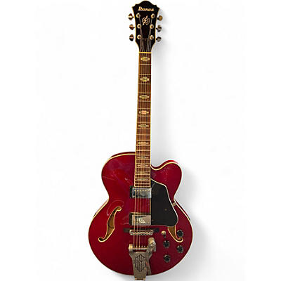 Used Ibanez AFS75T Artcore Cherry Hollow Body Electric Guitar