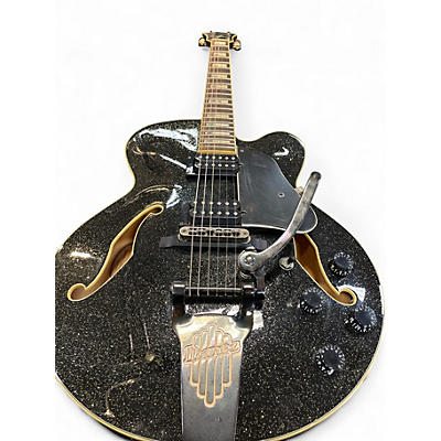 Used Ibanez AFS78T SPARKLE BLACK Hollow Body Electric Guitar