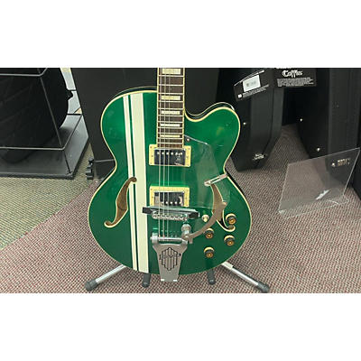 Ibanez Used Ibanez AFS80T Artcore Roadster Metallic Racing Green Hollow Body Electric Guitar