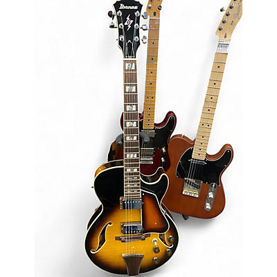 Used Ibanez AG195 2 Color Sunburst Hollow Body Electric Guitar