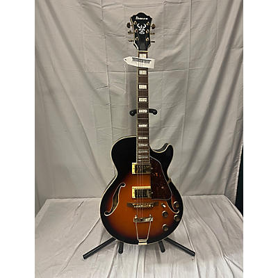 Ibanez Used Ibanez AG75 Artcore SUNBURST Hollow Body Electric Guitar