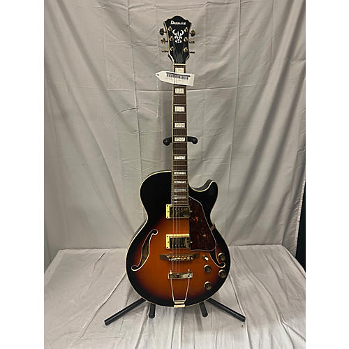 Ibanez Used Ibanez AG75 Artcore SUNBURST Hollow Body Electric Guitar Sunburst