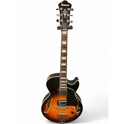 Used Ibanez AG75 Artcore SUNBURST Hollow Body Electric Guitar