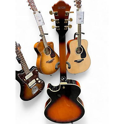 Used Ibanez AG75G 2 Color Sunburst Hollow Body Electric Guitar