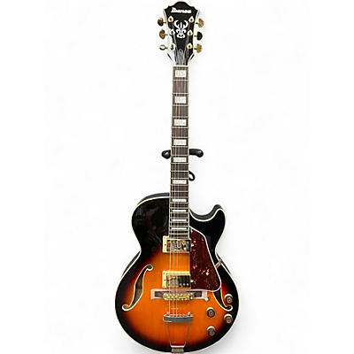 Used Ibanez AG75G Artcore 3 Color Sunburst Hollow Body Electric Guitar