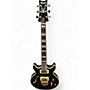 Used Ibanez AG95 Artcore Expressionist Black and Gold Hollow Body Electric Guitar Black and Gold