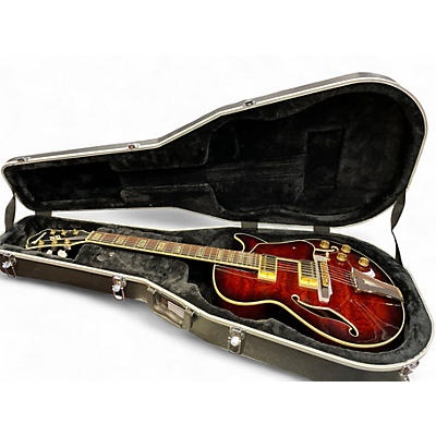 Used Ibanez AG95 Artcore Expressionist Brown Sunburst Hollow Body Electric Guitar