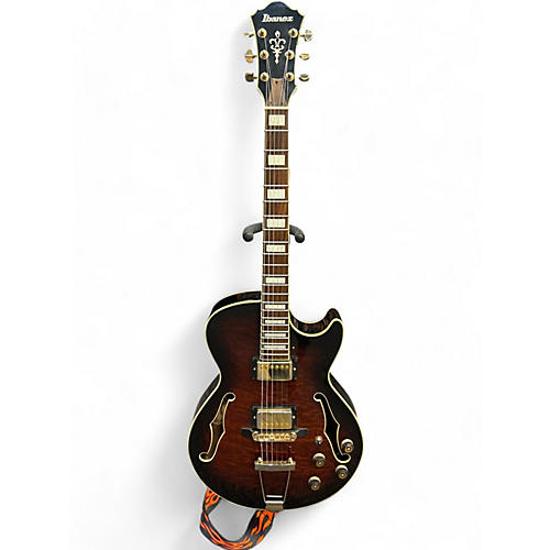 Ibanez Used Ibanez AG95 Artcore Expressionist DARK BROWN SUNBURST Hollow Body Electric Guitar DARK BROWN SUNBURST