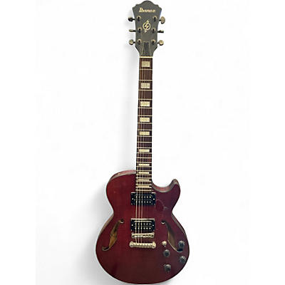 Used Ibanez AGS83BZ Wine Red Hollow Body Electric Guitar