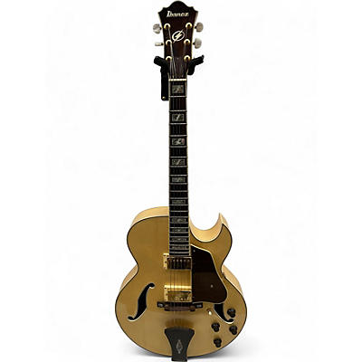 Used Ibanez AK100 NT 12 01 Artcore Natural Hollow Body Electric Guitar