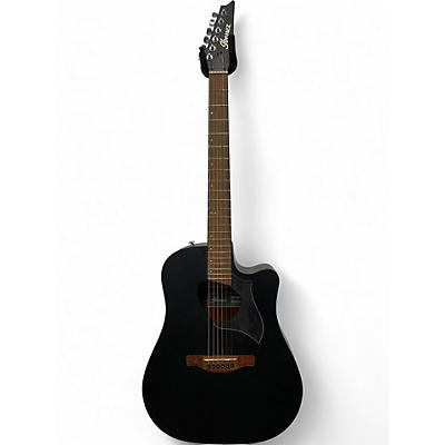 Used Ibanez ALT20-WK Satin Black Acoustic Electric Guitar