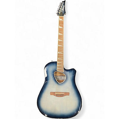 Used Ibanez ALT30 Altstar Blue Doom Burst Acoustic Electric Guitar