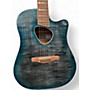 Used Ibanez ALT30 Altstar Trans Blue Acoustic Electric Guitar Trans Blue