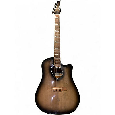 Used Ibanez ALT30 Altstar Transparent Charcoal Burst  Acoustic Electric Guitar
