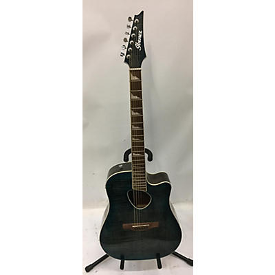 Ibanez Used Ibanez ALT30FM-BDB Blue Acoustic Guitar