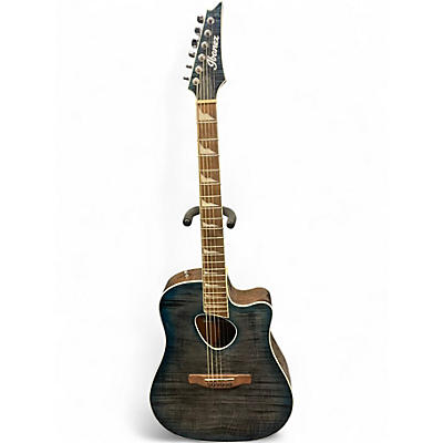 Used Ibanez ALT30FM Blue Acoustic Electric Guitar