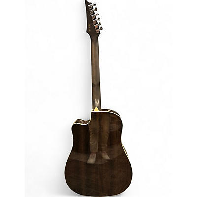 Used Ibanez ALT30FM Trans Black Acoustic Electric Guitar