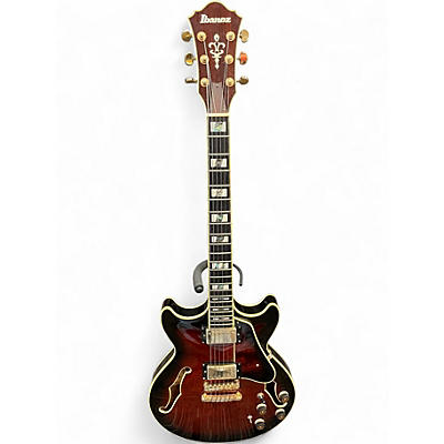 Used Ibanez AM153 Vintage Sunburst Hollow Body Electric Guitar