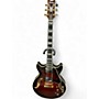 Used Ibanez AM153QA DARK BROWN SUNBURST Hollow Body Electric Guitar DARK BROWN SUNBURST