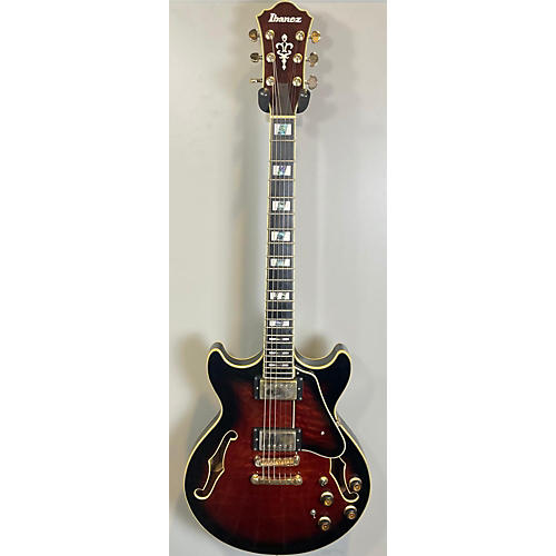 Ibanez Used Ibanez AM153QADBS DARK BROWN SUNBURST Hollow Body Electric Guitar DARK BROWN SUNBURST