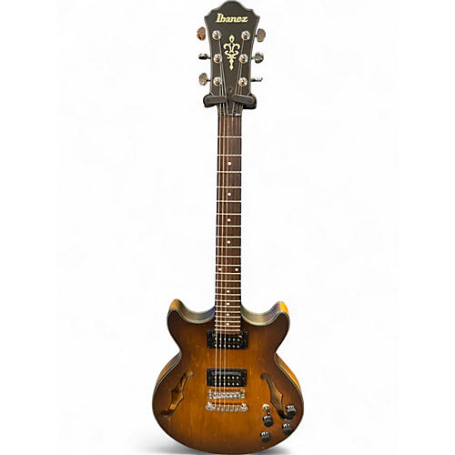 Used Ibanez AM73B Archtop FLAT TOBACCO Hollow Body Electric Guitar FLAT TOBACCO