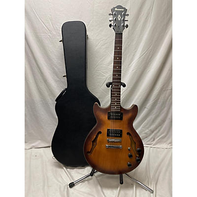 Ibanez Used Ibanez AM73B Archtop Flat Tobacco Hollow Body Electric Guitar