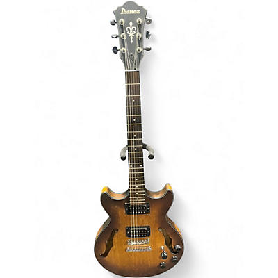 Used Ibanez AM73B Archtop Natural Hollow Body Electric Guitar