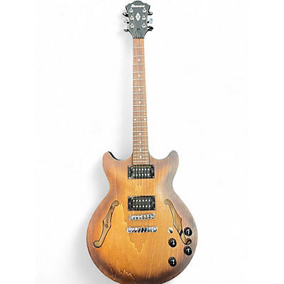 Used Ibanez AM73B Archtop Natural Hollow Body Electric Guitar