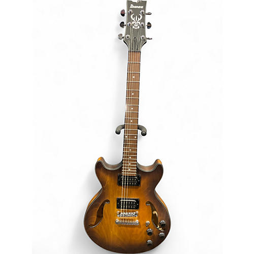 Used Ibanez AM73B Archtop Tobacco Sunburst Hollow Body Electric Guitar Tobacco Sunburst