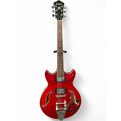 Used Ibanez AM73T  Cherry Hollow Body Electric Guitar