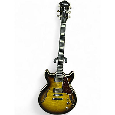 Used Ibanez AM93 Artcore 2 Tone Sunburst Hollow Body Electric Guitar