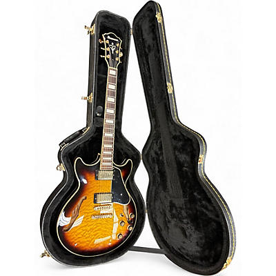 Used Ibanez AM93 Artcore 3 Color Sunburst Hollow Body Electric Guitar
