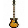 Used Ibanez AM93 Artcore Antique Yellow Sunburst Hollow Body Electric Guitar Antique Yellow Sunburst