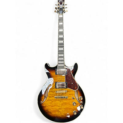 Used Ibanez AM93 Artcore Sunburst Hollow Body Electric Guitar