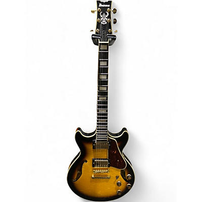 Used Ibanez AM93QM 2 Color Sunburst Hollow Body Electric Guitar