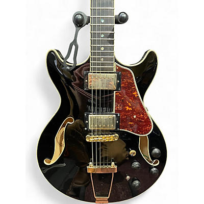 Used Ibanez AMH90-BK Black Hollow Body Electric Guitar