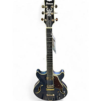 Used Ibanez AMH90 BLUE Hollow Body Electric Guitar