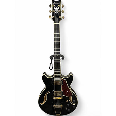 Used Ibanez AMH90 Black Hollow Body Electric Guitar