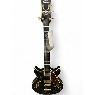 Used Ibanez AMH90 Black Hollow Body Electric Guitar