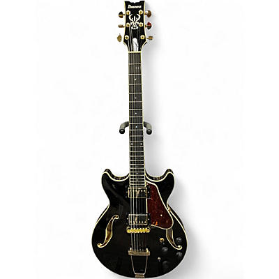 Used Ibanez AMH90 Black Hollow Body Electric Guitar