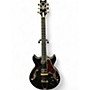 Used Ibanez AMH90 Black Hollow Body Electric Guitar Black