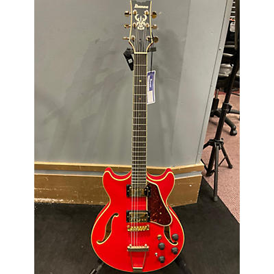 Ibanez Used Ibanez AMH90 CHERRY RED Hollow Body Electric Guitar