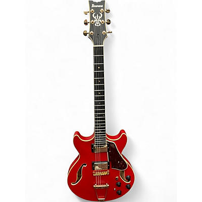 Used Ibanez AMH90-CRF ARTCORE EXPRESSIONISIST MATTE RED Hollow Body Electric Guitar