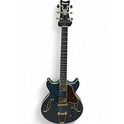 Used Ibanez AMH90-PBM Artcore Prussian Blue Hollow Body Electric Guitar