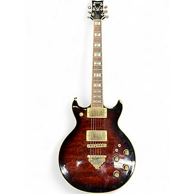 Used Ibanez AR325 Art Series DARK BROWN SUNBURST Solid Body Electric Guitar